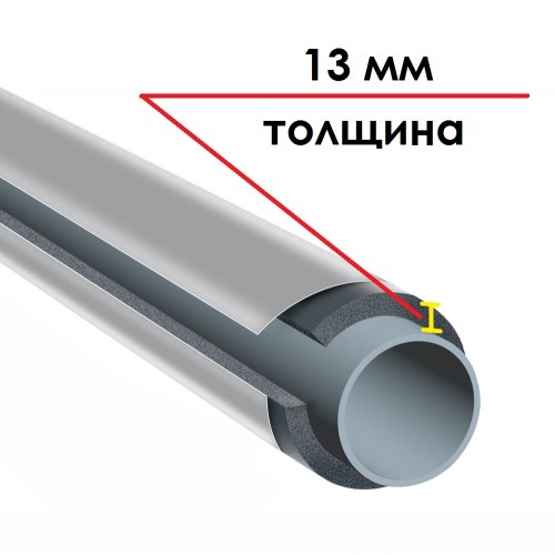 K-FLEX 13x102-1 ST IC CLAD SR трубка теплоизоляционная (К-ФЛЕКС)